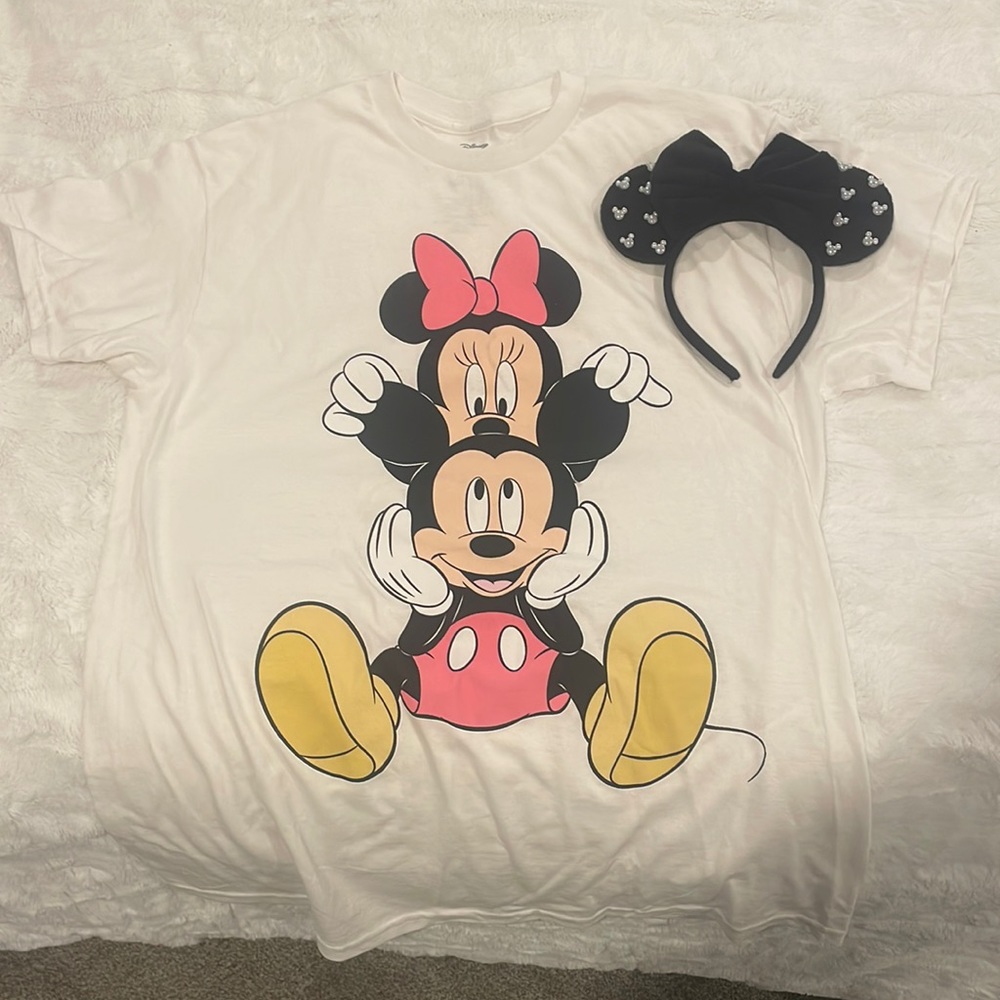 Disney Shirt and Ears
